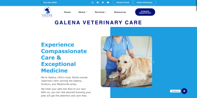 galena vet care screenshot